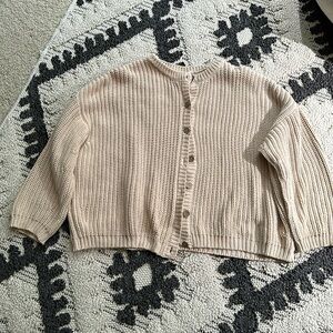 Simple Folk Co Oatmeal Cardigan